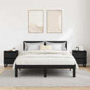 vidaXL Éjjeliszekrény 2 pcs Fekete tölgy 40 x 35 x 50 cm Faanyag