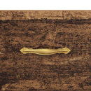 vidaXL Éjjeliszekrény fiókkal Régi fa 40 x 35 x 47.5 cm Faanyag