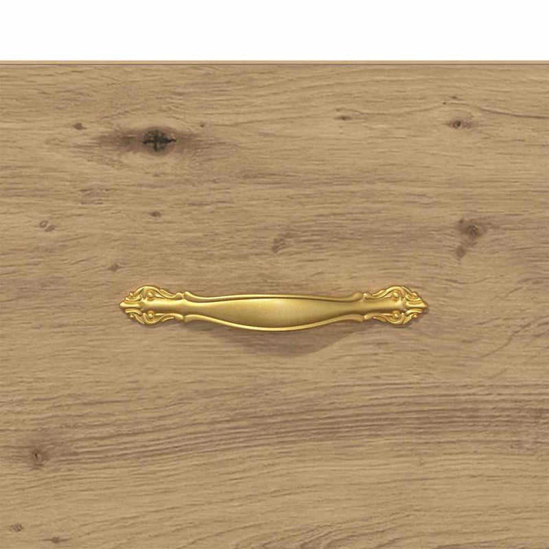 vidaXL Éjjeliszekrény fiókkal kézműves tölgy 40 x 35 x 47.5 cm Faanyag