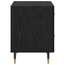 vidaXL Éjjeliszekrény fiókkal Fekete tölgy 40 x 35 x 47,5 cm Faanyag
