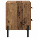 vidaXL Éjjeliszekrény fiókkal Öreg fa 40 x 35 x 47,5 cm Faanyag