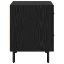 vidaXL Éjjeliszekrény 2 pcs Fekete tölgy 40 x 35 x 47,5 cm Faanyag