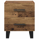 vidaXL Éjjeliszekrény fiókkal Öreg fa 40 x 35 x 47,5 cm Faanyag