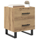 vidaXL Éjjeliszekrény fiókkal Artisan tölgy 40 x 35 x 47,5 cm Faanyag