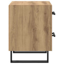 vidaXL Éjjeliszekrény 2 pcs Artisan tölgy 40 x 35 x 47,5 cm Faanyag