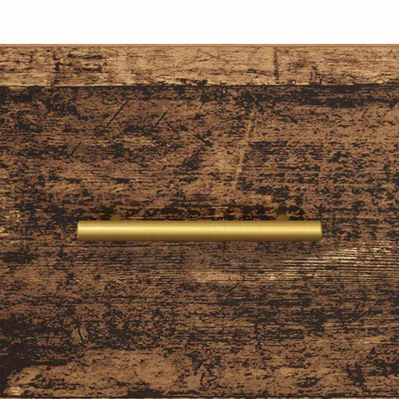 vidaXL Éjjeli asztal fiókkal Barna 40 x 35 x 47.5 cm Faanyag