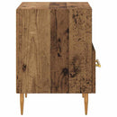 vidaXL Éjjeli asztal fiókkal Barna 40 x 35 x 47,5 cm Faanyag