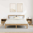 vidaXL Éjjeli asztal fiókkal 2 pcs Barna 40 x 35 x 47,5 cm Faanyag