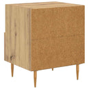 vidaXL Éjjeli asztal fiókkal 2 pcs Barna 40 x 35 x 47,5 cm Faanyag