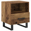 vidaXL Éjjeliszekrény fiókkal Öreg fa 40 x 35 x 47,5 cm Faanyag