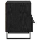 vidaXL Éjjeliszekrény fiókkal Fekete tölgy 40 x 35 x 47,5 cm Faanyag