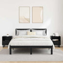 vidaXL Éjjeliszekrény 2 pcs Musta tammi 40 x 35 x 47.5 cm Faanyag