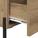 vidaXL Éjjeliszekrény fiókkal kézműves tölgy 40 x 40 x 66 cm Faanyag