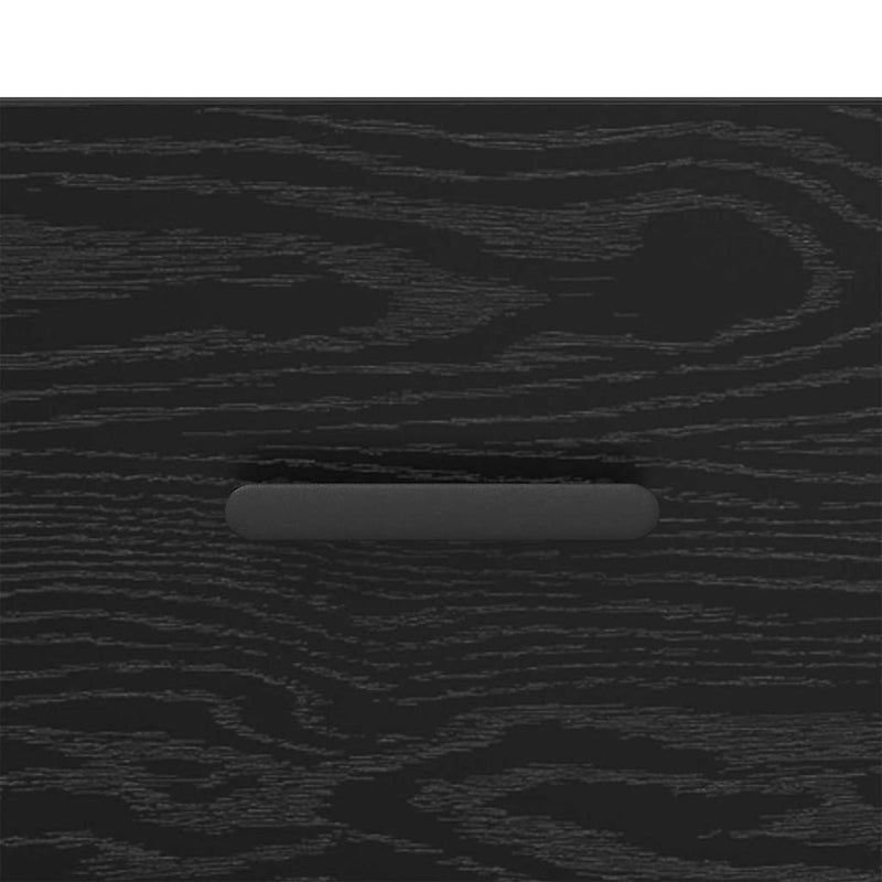 vidaXL Éjjeliszekrény fiókkal Musta tammi 40 x 40 x 66 cm Faanyag