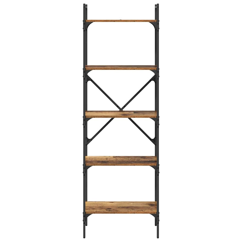 vidaXL Könyvszekrény Öreg fa 56 x 32 x 174 cm Faanyag