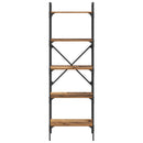 vidaXL Könyvszekrény 5 szintes 56 x 32 x 174 cm Szerelt Fa Öreg fa