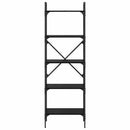 vidaXL Könyvszekrény Fekete tölgy 56 x 32 x 174 cm Faanyag