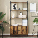 vidaXL Könyvszekrény Faanyag