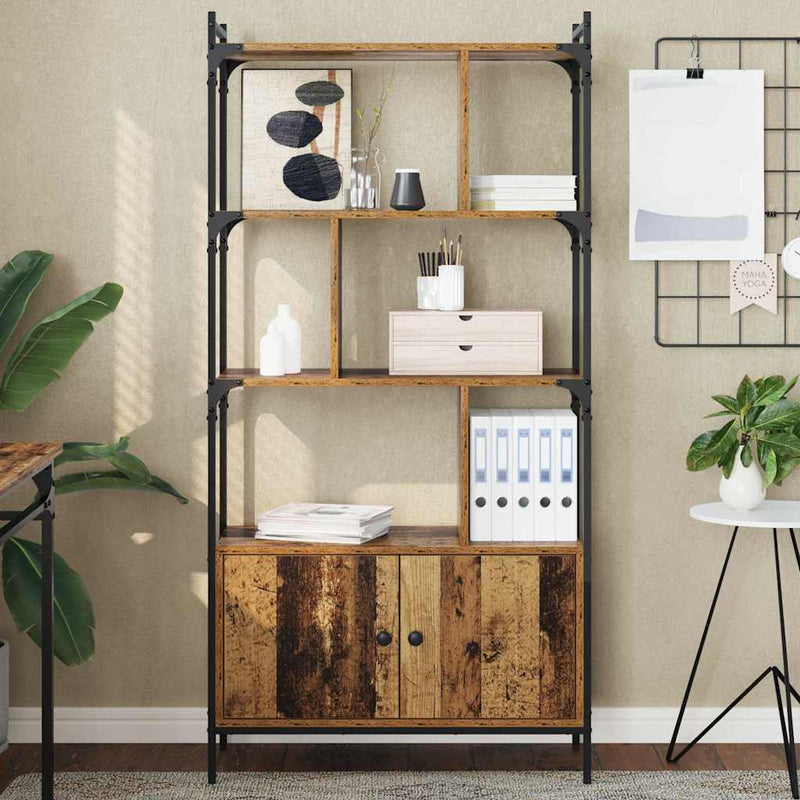 vidaXL Könyvszekrény Faanyag