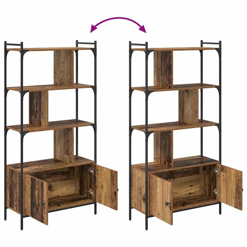 vidaXL Könyvszekrény Faanyag