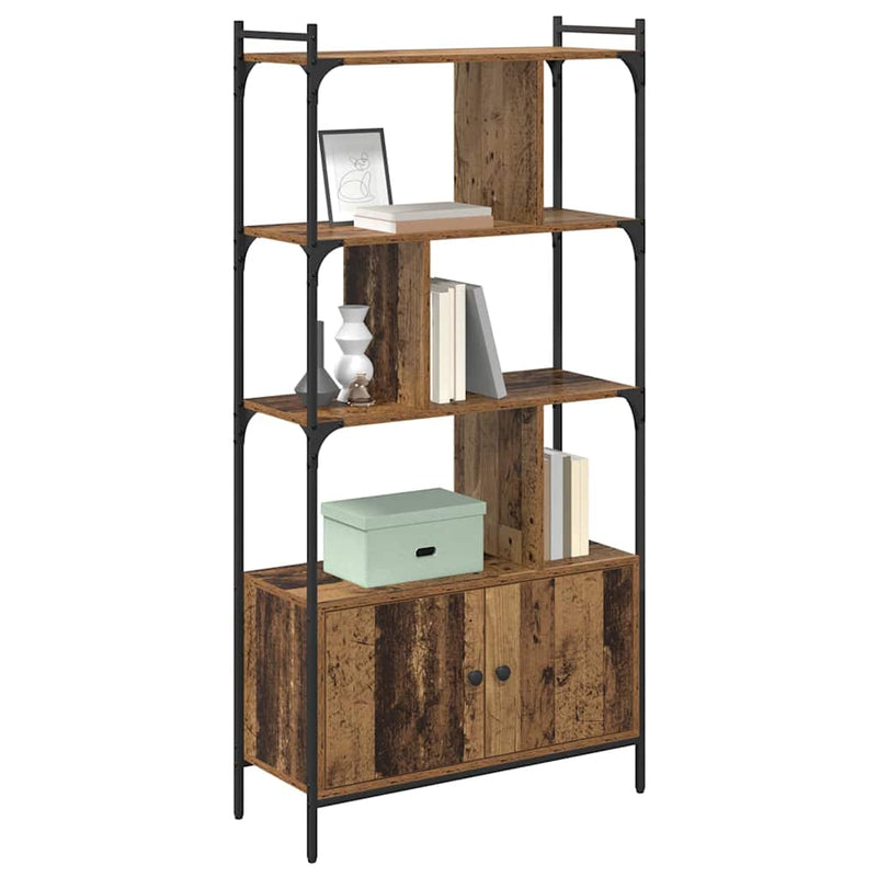 vidaXL Könyvszekrény Faanyag