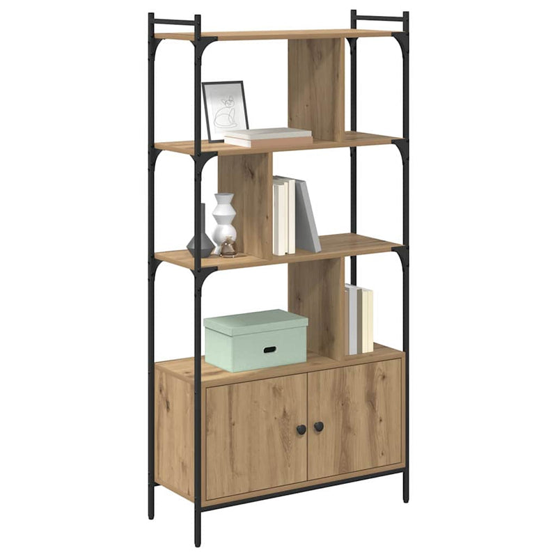 vidaXL Könyvszekrény Faanyag