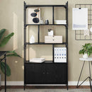 vidaXL Könyvszekrény Faanyag