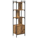 vidaXL Könyvszekrény Öreg fa 44,5 x 30 x 154,5 cm Faanyag