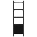 vidaXL Könyvszekrény Fekete tölgy 44,5 x 30 x 154,5 cm Faanyag