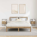 vidaXL Éjjeliszekrény 2 pcs Artisan tölgy 35 x 30 x 51 cm Faanyag