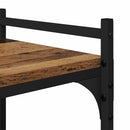 vidaXL Könyvszekrény Régi fa 76 x 32 x 192 cm Faanyag