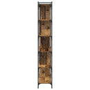 vidaXL Könyvszekrény 5 szintes 76 x 32 x 192 cm Szerelt Fa Régi fa