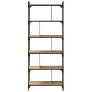 vidaXL Könyvszekrény kézműves tölgy 76 x 32 x 192 cm Faanyag