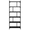 vidaXL Könyvszekrény Musta tammi 76 x 32 x 192 cm Faanyag