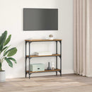 vidaXL Konzolasztal Öreg fa 75 x 22,5 x 75 cm Szerelt Fa