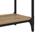 vidaXL Konzolasztal Artisan tölgy 75 x 29 x 75 cm Szerelt Fa