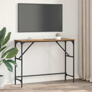 vidaXL Konzolasztal Öreg fa 100 x 32 x 75 cm Faanyag