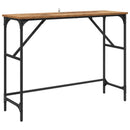 vidaXL Konzolasztal Öreg fa 100 x 32 x 75 cm Faanyag