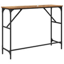 vidaXL Konzolasztal Öreg fa 100 x 32 x 75 cm Faanyag
