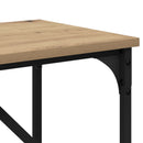 vidaXL Konzolasztal Artisan tölgy 100 x 32 x 75 cm Faanyag