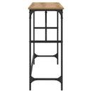 vidaXL Konzolasztal Artisan tölgy 100 x 32 x 75 cm Faanyag