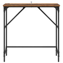 vidaXL Konzolasztal Öreg fa 75 x 32 x 75 cm Faanyag