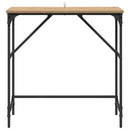 vidaXL Konzolasztal Artisan tölgy 75 x 32 x 75 cm Faanyag