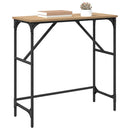 vidaXL Konzolasztal Artisan tölgy 75 x 32 x 75 cm Faanyag