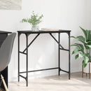 vidaXL Konzolasztal Fekete tölgy 75 x 32 x 75 cm Szerelt Fa