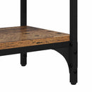 vidaXL Konzolasztal Öreg fa 80 x 29 x 75 cm Szerelt Fa