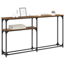 vidaXL Konzolasztal Régi fa 145x22.5x75cm Faanyag