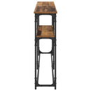 vidaXL Konzolasztal Régi fa 145x22.5x75cm Faanyag