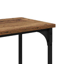 vidaXL Konzolasztal Öreg fa 150 x 29 x 75 cm Mérnöki fa és fém