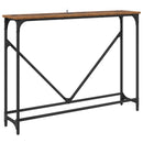 vidaXL Konzolasztal Öreg fa 102 x 23 x 75 cm Szerelt Fa